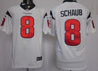 Nike Houston Texans #8 Matt Schaub White Limited Jersey 