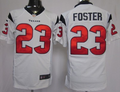 Nike Houston Texans #23 Arian Foster White Limited Jersey 