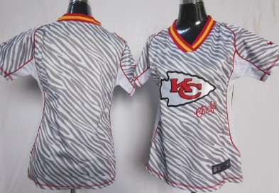 Nike Kansas City Chiefs Blank 2012 Womens Zebra Fashion Jersey 