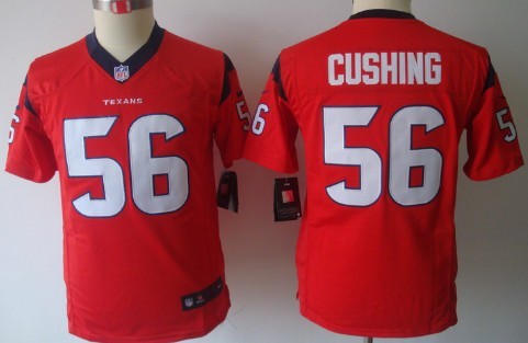 Nike Houston Texans #56 Brian Cushing Red Limited Kids Jersey