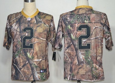 Nike Atlanta Falcons #2 Matt Ryan Camo Realtree Elite Jersey