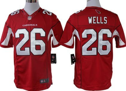 Nike Arizona Cardinals #26 Chris Wells Red Limited Jersey 