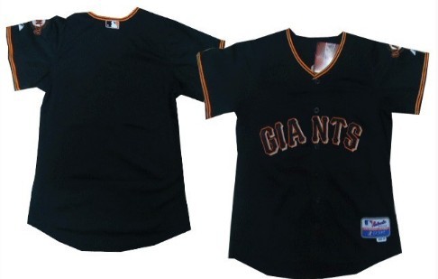 San Francisco Giants Blank Black Kids Jersey 