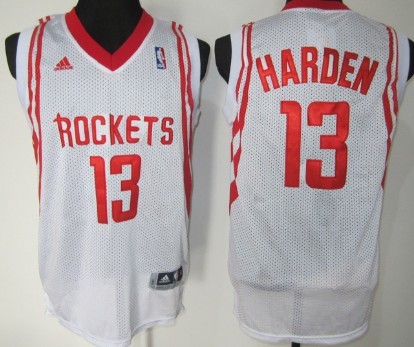 Houston Rockets #13 James Harden White Swingman Jersey 