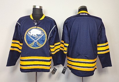 Buffalo Sabres Blank Navy Blue Jersey 