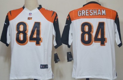 Nike Cincinnati Bengals #84 Jermaine Gresham White Game Jersey 