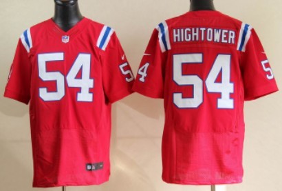 Nike New England Patriots #54 Donta Hightower Red Elite Jersey 