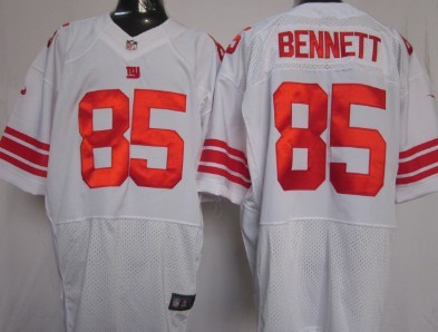 Nike New York Giants #85 Martellus Bennett White Elite Jersey 