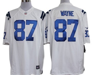 Nike Indianapolis Colts #87 Reggie Wayne White Limited Jersey 