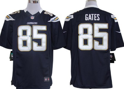 Nike San Diego Chargers #85 Antonio Gates Navy Blue Limited Jersey 