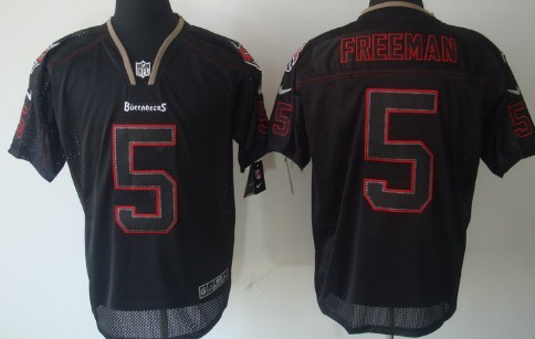 Nike Tampa Bay Buccaneers #5 Josh Freeman Lights Out Black Elite Jersey