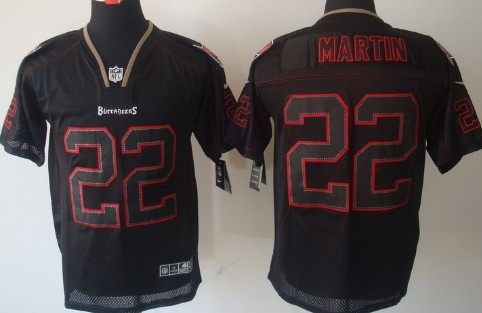 Nike Tampa Bay Buccaneers #22 Doug Martin Lights Out Black Elite Jersey