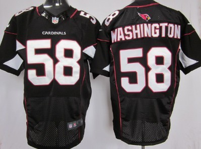 Nike Arizona Cardinals #58 Daryl Washington Black Elite Jersey 