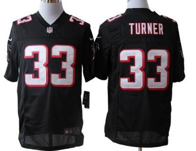 Nike Atlanta Falcons #33 Michael Turner Black Limited Jersey 