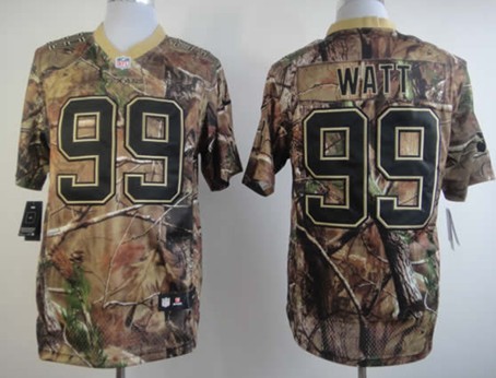 Nike Houston Texans #99 J.J. Watt Realtree Camo Elite Jersey 