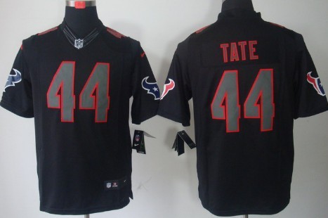 Nike Houston Texans #44 Ben Tate Black Impact Limited Jersey 