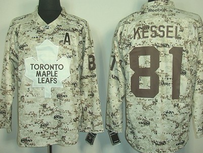 Toronto Maple Leafs #81 Phil Kessel White Camo Jersey 