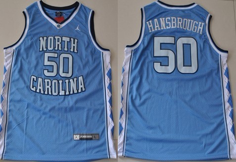 North Carolina Tar Heels #50 Tyler Hansbrough Light Blue Swingman Jersey 