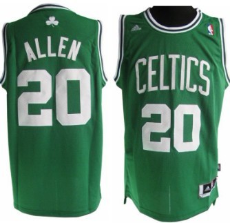 Boston Celtics #20 Ray Allen Revolution 30 Swingman Green Jersey