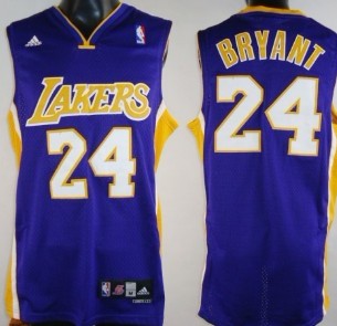 Los Angeles Lakers #24 Kobe Bryant Purple Swingman Jersey 