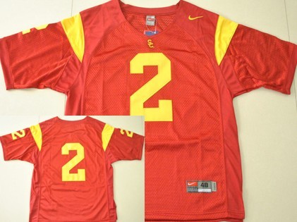 USC Trojans #2 Robert Woods Red Jersey