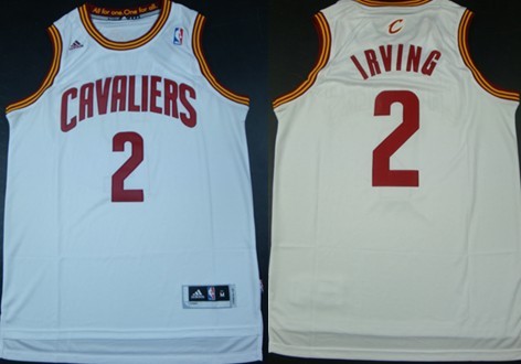 Cleveland Cavaliers #2 Kyrie Irving Revolution 30 Swingman White Jersey 