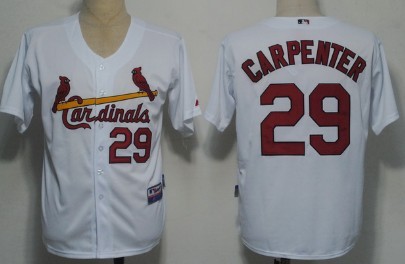 St. Louis Cardinals #29 Chris Carpenter White Jersey 