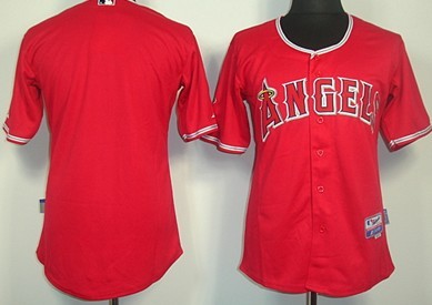 LA Angels of Anaheim Blank Red Jersey