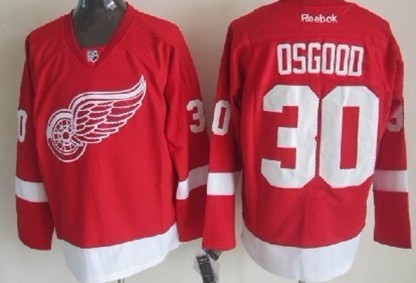 Detroit Red Wings #30 Chris Osgood Red Jersey 