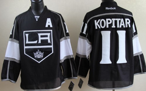 Los Angeles Kings #11 Anze Kopitar Black Jersey