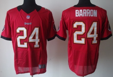 Nike Tampa Bay Buccaneers #24 Mark Barron Red Elite Jersey