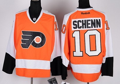 Philadelphia Flyers #10 Brayden Schenn Orange Jersey 