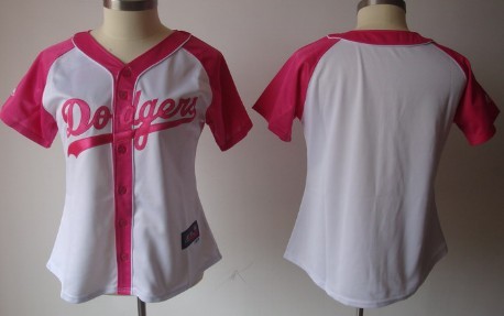 Los Angeles Dodgers Blank 2012 Fashion Womens by Majestic Athletic Jersey 