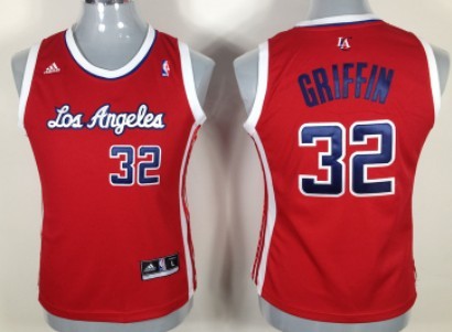 Los Angeles Clippers #32 Blake Griffin Red Womens Jersey 