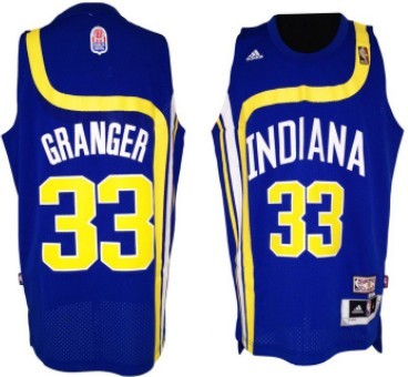 Indiana Pacers #33 Danny Granger ABA Hardwood Classic Swingman Blue Jersey 