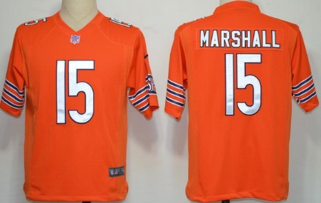 Nike Chicago Bears #15 Brandon Marshall Orange Game Jersey 