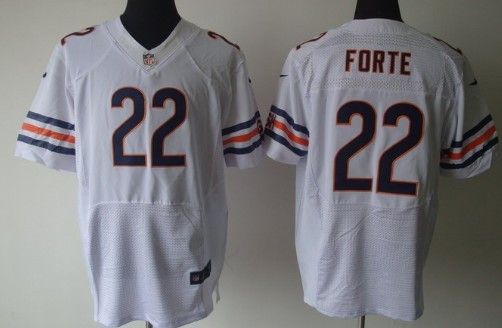 Nike Chicago Bears #22 Matt Forte White Elite Jersey 