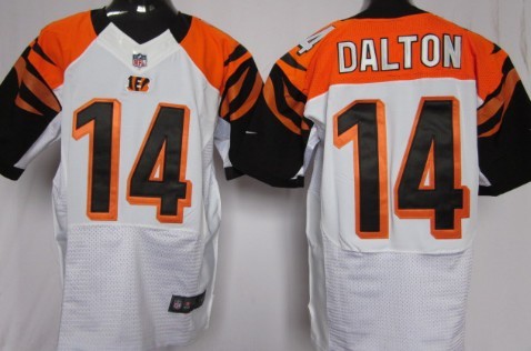 Nike Cincinnati Bengals #14 Andy Dalton White Elite Jersey 