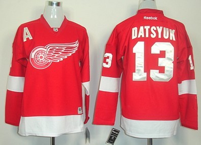 Detroit Red Wings #13 Pavel Datsyuk Red Kids Jersey