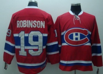 Montreal Canadiens #19 Larry Robinson Red Throwback CCM Jersey 