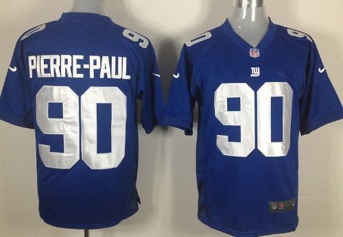 Nike New York Giants #90 Jason Pierre-Paul Blue Game Jersey