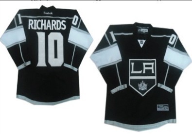 Los Angeles Kings #10 Mike Richards Black Kids Jersey 