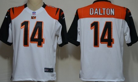 Nike Cincinnati Bengals #14 Andy Dalton White Game Jersey 