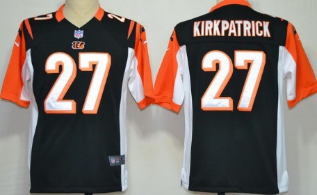 Nike Cincinnati Bengals #27 Dre Kirkpatrick Black Game Jersey 