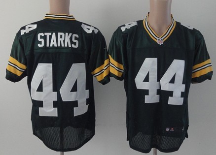 Nike Green Bay Packers #44 James Starks Green Elite Jersey