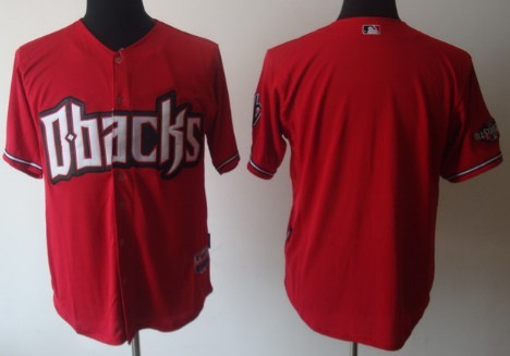 Arizona Diamondbacks Blank Red Jersey 