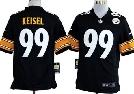 Nike Pittsburgh Steelers #99 Brett Keisel Black Game Jersey 