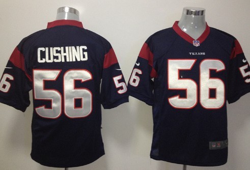 Nike Houston Texans #56 Brian Cushing Blue Game Jersey 