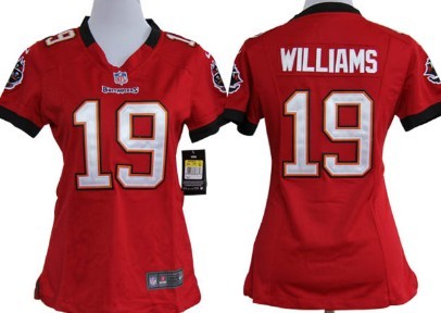 Nike Tampa Bay Buccaneers #19 Mike Williams Red Game Womens Jersey