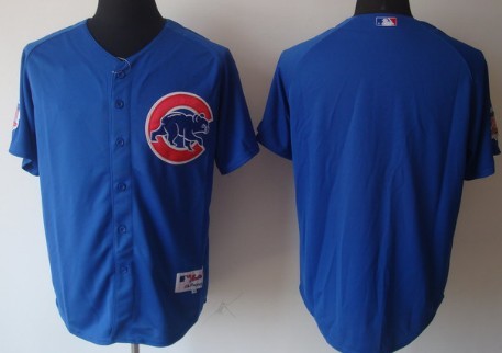 Chicago Cubs Blank Blue Jersey 